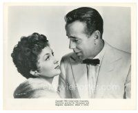 3c083 BEAT THE DEVIL 8x10 still '53 c/u of Humphrey Bogart in tux with sexy Gina Lollobrigida!