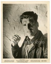 3c146 BURT LANCASTER 8x10 still '48 close up with clenched fist from Kiss the Blood Off My Hands!