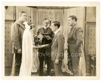 3c147 BUSTER KEATON 8x10 still '26 getting married to pretty girl at wedding from Battling Butler!