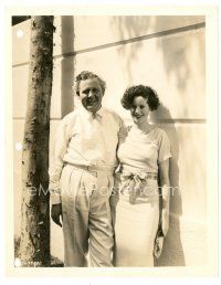 3c160 CHARLES LAUGHTON/ELSA LANCHESTER 8x10 key book still '34 great c/u of the husband & wife!