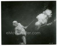 3c196 CREATURE FROM THE BLACK LAGOON 7.5x9.25 still R60s great c/u of monster shot by spear gun!