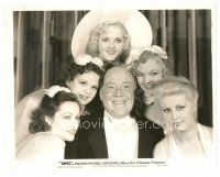 3c202 DAMES 8x10 still '34 great close up of Guy Kibbee surrounded by five sexy chorus girls!