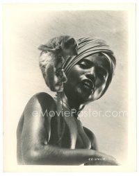 3c255 ELEPHANT BOY 8x10 still '37 great close up of Sabu in Rudyard Kipling's jungle story!