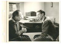 3c293 FOUNTAINHEAD 8x11 key book still '49 close up of Gary Cooper & Monte Blue, Ayn Rand!