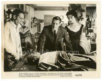 3c441 INVASION OF THE BODY SNATCHERS 8x10 still '56 Kevin McCarthy & Dana Wynter look at pod alien