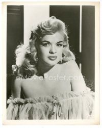 3c468 JAYNE MANSFIELD 8x10 still '50s super sexy portrait with dress way off her shoulders!