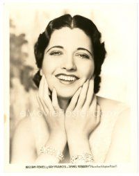 3c479 JEWEL ROBBERY 8x10 still '32 head & shoulders smiling portrait of beautiful Kay Francis!