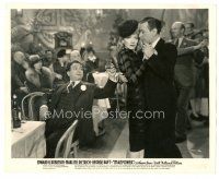 3c591 MANPOWER 8x10 still '41 drunk Edward G. Robinson bothers Marlene Dietrich & George Raft!