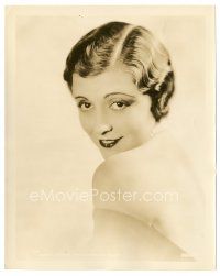 3c614 MARY DORAN 8.25x10.25 still '30s sexiest bare-shouldered close up smiling over her shoulder!