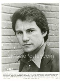 3c619 MEAN STREETS 7.25x9.5 still '73 great head & shoulders portrait of young Harvey Keitel!