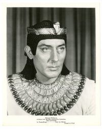 3c626 MICHAEL WILDING 8x10 still '54 head & shoulders c/u in wonderful costume from The Egyptian!