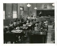 3c632 MIGHTY LAK A GOAT deluxe 8x10 still '42 Spanky, Buckwheat, Froggy & Bobby Blake in classroom!