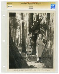 3c683 NOAH'S ARK slabbed 8x10 still '29 Dolores Costello & George O'Brien in forest, Michael Curtiz