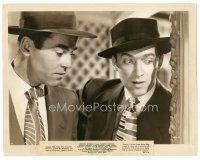 3c699 ON OUR MERRY WAY 8x10 still '48 close up of Henry Fonda & surprised James Stewart!