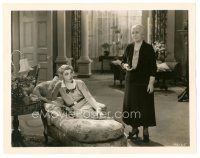 3c749 REBOUND 8x10 still '31 pretty Ina Claire in chair looks up at Louise Closser Hale!