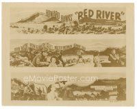3c752 RED RIVER 8x10 still '48 Howard Hawks classic, great images of advertising artwork!