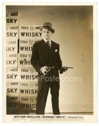 3c770 ROARING TWENTIES 8x10 still '39 great image of James Cagney with two guns & cases of whisky!