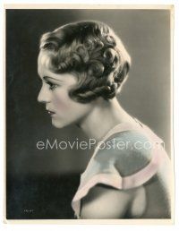 3c788 SALLY EILERS color 7.5x9.75 still '30s wonderful profile portrait of the pretty actress!
