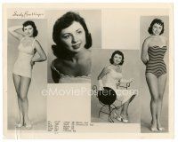 3c791 SANDY BUETTINGER 8x10 still '40s great montage of the sexy model in different outfits!