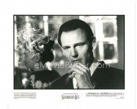 3c798 SCHINDLER'S LIST 8x10 still '93 best close up of smoking Liam Neeson as Oskar Schindler!