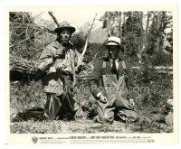 3c851 SPENCER'S MOUNTAIN 8x10 still '63 Henry Fonda gets minister Wally Cox drunk while fishing!