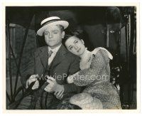 3c865 STRAWBERRY BLONDE 8x10 still '41 c/u of James Cagney & Olivia De Havilland by Madison Lacy!