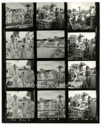 3c948 VIVA LAS VEGAS 8x10 contact sheet '64 images of director George Sidney & sexy Ann-Margret!