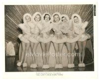 3c992 YOU CAN'T HAVE EVERYTHING 8x10 still '37 c/u of six sexy chorus girls in skimpy fur outfits!
