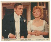 3c730 PRINCE & THE SHOWGIRL color 8x10 still #3 '57 c/u of sexy Marilyn Monroe & Laurence Olivier!