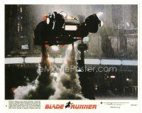 3c116 BLADE RUNNER 8x10 mini LC #2 '82 Ridley Scott sci-fi classic, cool close up of flying car!