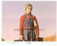 3c709 PAPER MOON 8x10 mini LC #1 '73 best close up of young Tatum O'Neal with luggage!