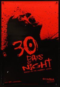 3f018 30 DAYS OF NIGHT teaser DS 1sh '09 Josh Hartnett & Melissa George hunt vampires in Alaska!