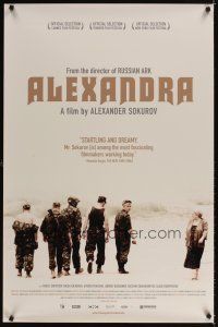 3f035 ALEXANDRA 1sh '07 Galina Vishnevskaya in title role looking at soldiers!