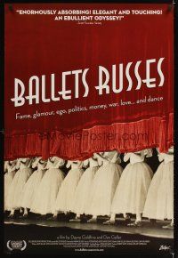 3f061 BALLETS RUSSES 1sh '05 Russian exile ballet documentary, cool image!