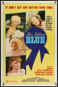 3f100 BLUE RIBBON BLUE 1sh '85 Seka, Annette Haven, x-rated doesn't get any better than this!