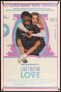 3f118 CAN'T BUY ME LOVE 1sh '87 Patrick Dempsey hires cheerleader to be his girlfriend