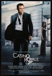 3f120 CASINO ROYALE advance DS 1sh '06 Daniel Craig as James Bond & sexy Eva Green!