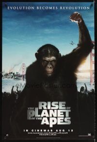 3f652 RISE OF THE PLANET OF THE APES teaser DS English 1sh '11 James Franco, Freida Pinto!
