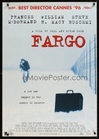 3f235 FARGO int'l 1sh '96 Coen Brothers, a lot can happen in the middle of nowhere!