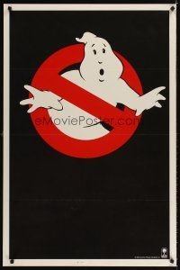 3f269 GHOSTBUSTERS no text teaser 1sh '84 Ivan Reitman sci-fi horror comedy, cool logo image!