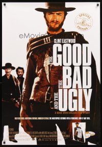 3f284 GOOD, THE BAD & THE UGLY video 1sh R04 Clint Eastwood, Lee Van Cleef, Sergio Leone classic!