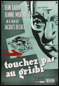 3f296 GRISBI 1sh R03 Jean Gabin's Touchez pas au grisbi, Jeanne Moreau, French!