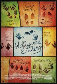 3f328 HOLLYWOOD ENDING DS 1sh '02 Woody Allen, Tea Leoni, cool different art!
