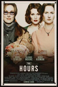 3f339 HOURS advance DS 1sh '02 Nicole Kidman as Virginia Woolf, Meryl Streep, Julianne Moore!