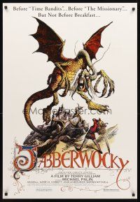 3f381 JABBERWOCKY 1sh R01 Terry Gilliam, Monty Python, great wacky fantasy monster art!
