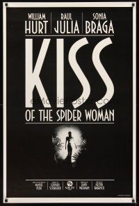 3f413 KISS OF THE SPIDER WOMAN int'l 1sh '85 cool artwork of sexy Sonia Braga in spiderweb dress!