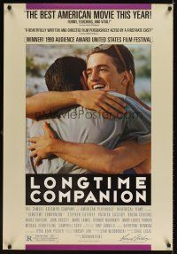 3f444 LONGTIME COMPANION 1sh '90 coping with AIDS, Stephen Caffrey, Patrick Cassidy!
