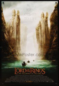 3f446 LORD OF THE RINGS: THE FELLOWSHIP OF THE RING advance DS 1sh '01 J.R.R. Tolkien, Argonath!