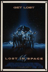 3f464 LOST IN SPACE advance 1sh '98 William Hurt, Matt LeBlanc, Heather Graham, Gary Oldman!