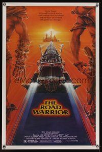 3f473 MAD MAX 2: THE ROAD WARRIOR 1sh '81 Mel Gibson returns as Mad Max, art by Commander!